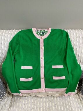 {Tory Burch} Kendra Merino Wool Cardigan
